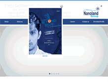 Tablet Screenshot of nanolandgroup.com